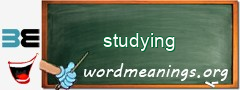 WordMeaning blackboard for studying